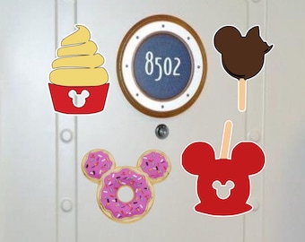 Disney Inspired Snack Magnets-Set of 4