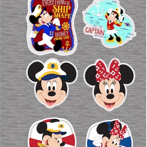 6 Magnetic Cruise Door Decorations