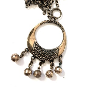 Vintage, Pentti Sarpaneva, big size necklace pendant, bronze.