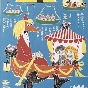 Carte postale Moomin, Fillyjonk, Mariage Moomin