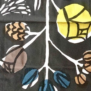 Marimekko, Kranssi, Grey Colour, Cotton Material, From Finland