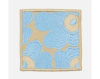 ◆Marimekko NEW◆Patch-applique デニム ミニドレス/Cobalt◆ Maridenim Suoritus Unikko Skirt | Marimekko
