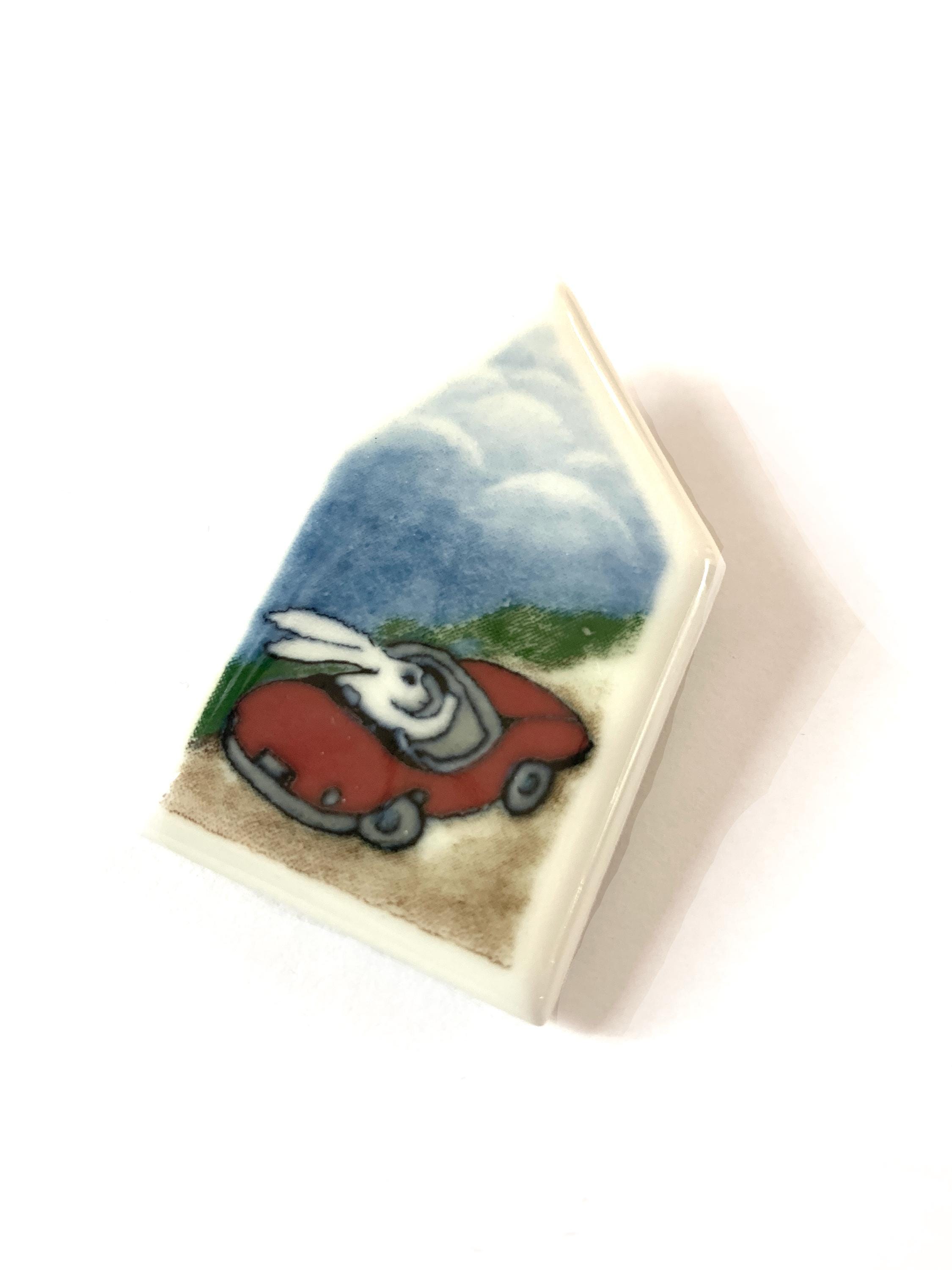 UNIQUE, Hand Made Ceramic Brooch, Heljä Liukko-sundström, Arabia