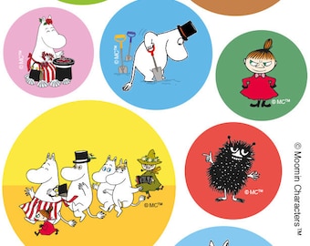 Moomin Stickers for crafts, from Finland