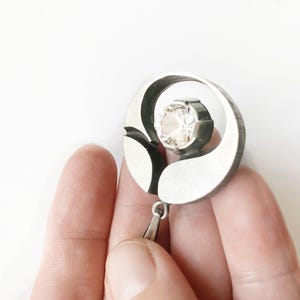 Vintage, Karl Laine, Finland,  silver pendant,  modern design, timeless