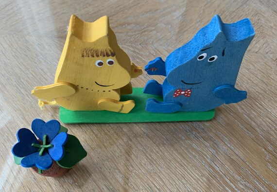 Moomin, Wooden Table Decor, Moomin Figurine, Snorkmaiden, Vintage