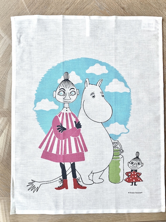 Retro Moomin Tea Towel, Kitchen Towel From Finland - Etsy