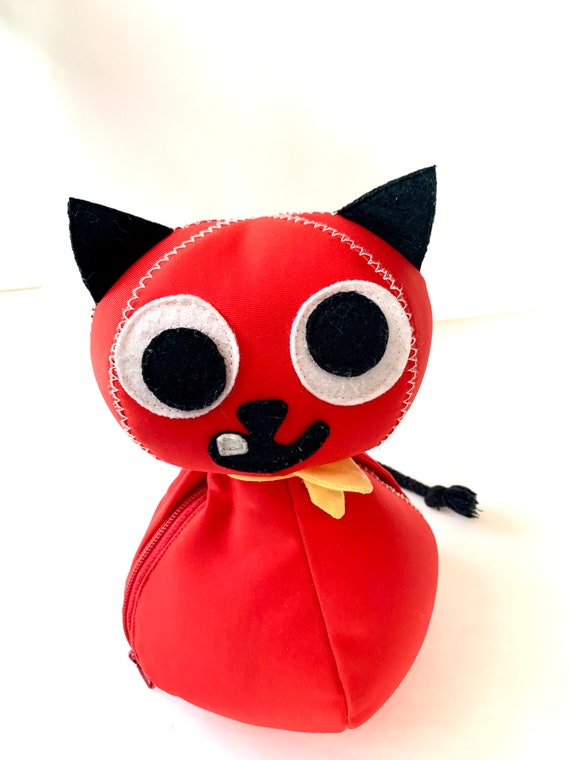 Red cat stuffed animal discount