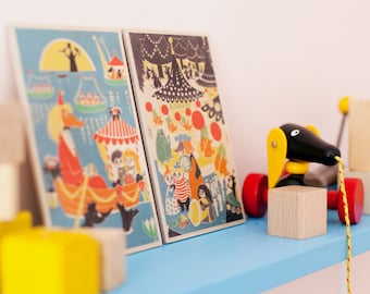 Moomin, Wooden card, theme Wedding party