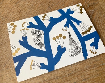 Marimekko, Postcard, design Sanna Annukka , "Kanteleen Kutsu", Finland