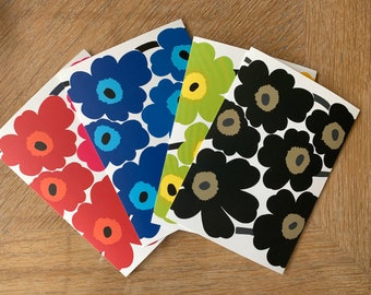 Timeless, Marimekko Unikko postcard set from Finland