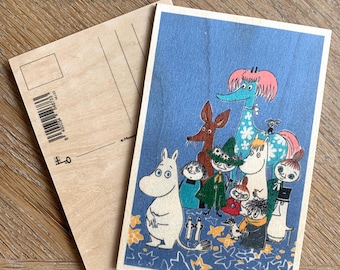 Moomin, Wooden card, Moomin friends