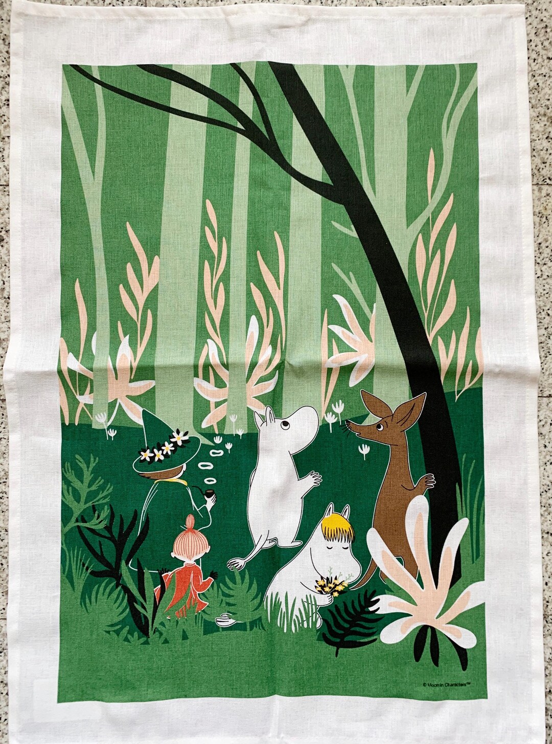 フィンレイソン ムーミン キッチンタオル 3枚セット ティータオル