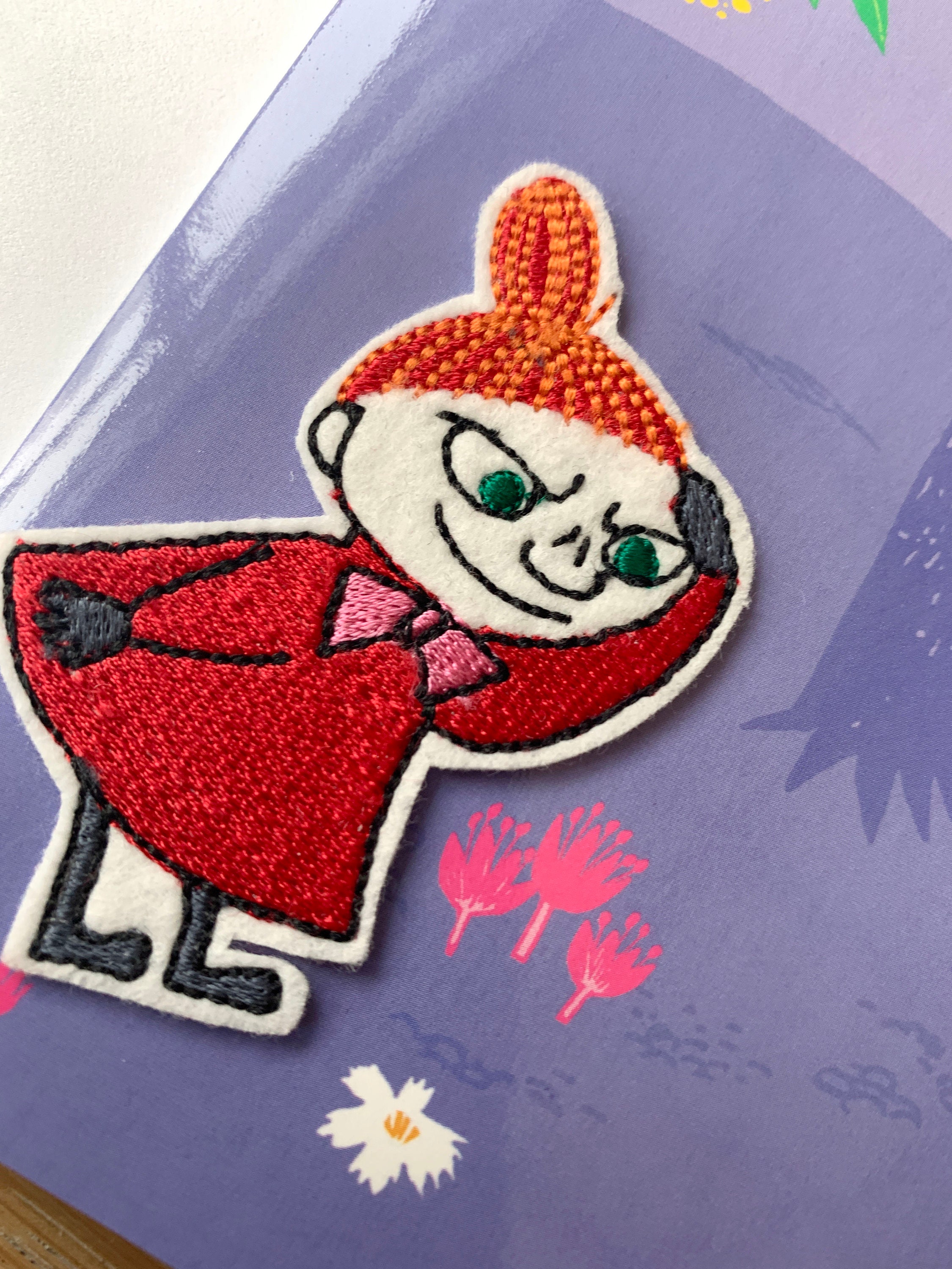 Moomin, Folded GREETING CARD, Little My With Sew-on Patch - Etsy