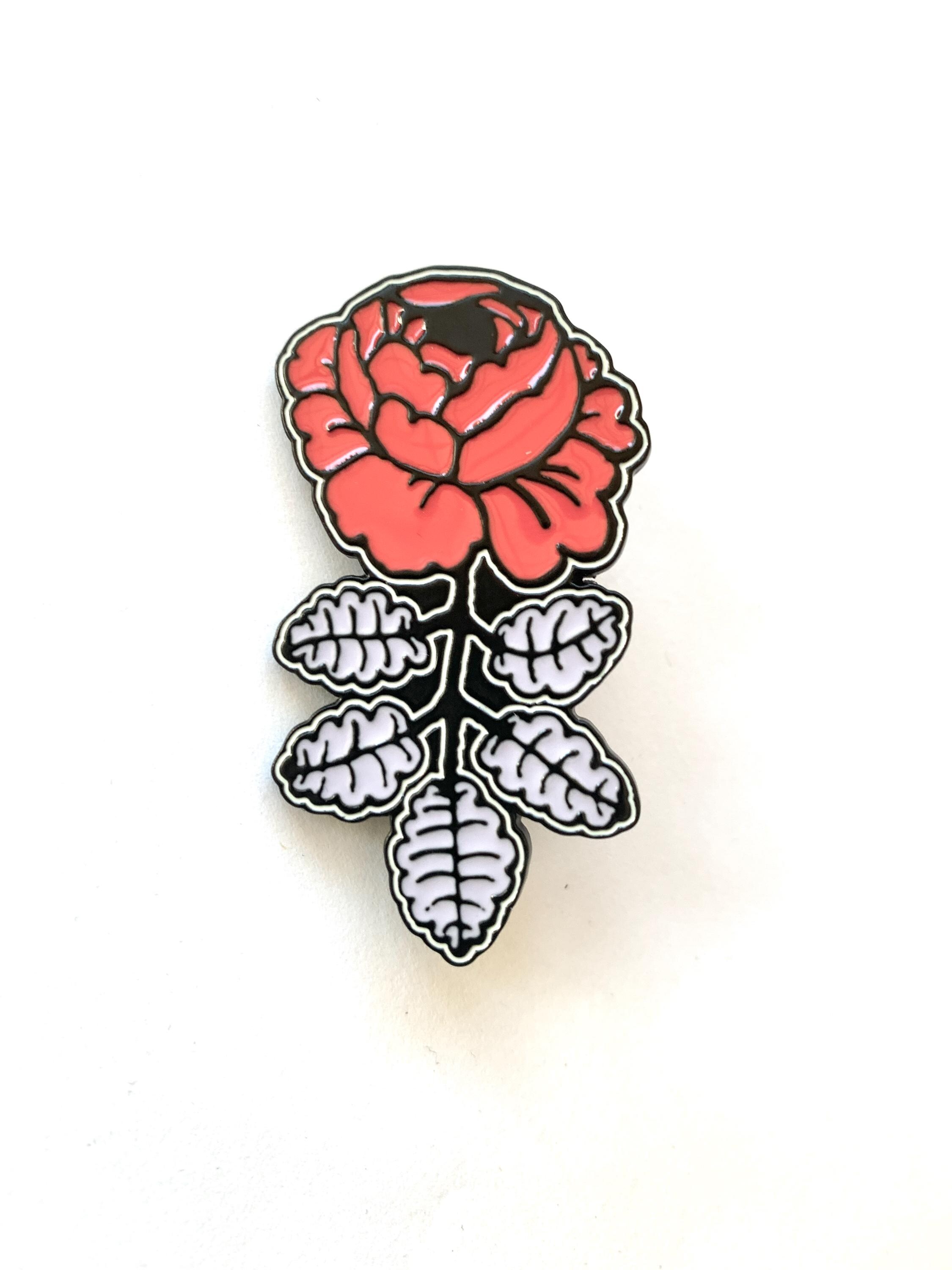記念グッズ marikko Marimekko Wedding Rose Pin, Big Size - Etsy