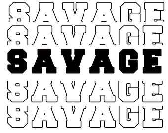 サベージ、サベージ SVG、サベージ ミラー、サベージ ミラー SVG、サベージ リピート、サベージ リピート SVG、面白いママ SVG、母の日 SVG、生意気なママ SVG