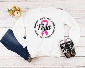 Fight Cancer Shirt: Unisex Awareness Tee, Hoodie, Crewneck