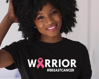 Warrior Breast Cancer Awareness Shirt: Unisex Tee, Crewneck, Hoodie
