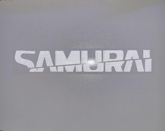 Cyberpunk 2077 | SAMURAI | Reflective Vinyl Decal when light hits