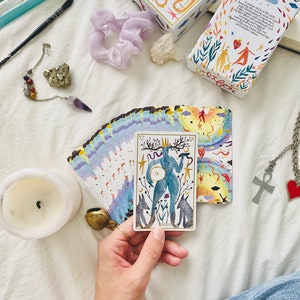 Le jeu de tarot Lilifer, édition Gold, jeu de 80 cartes et livret de tarot image 7