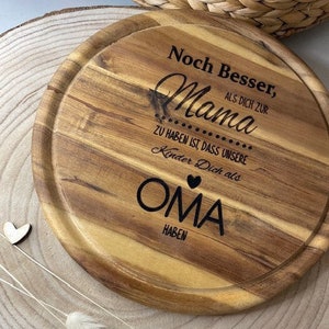 Personalized snack board | Grandma | Grandpa | Wooden board | Breakfast board | Gift