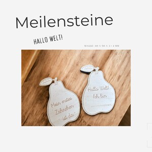 Bois de jalons de poire | 1ère année de vie et au-delà