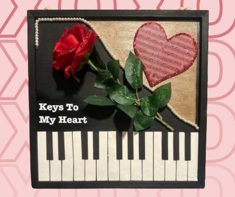 Mary Frances Piano Keys To My Heart Olkalaukku