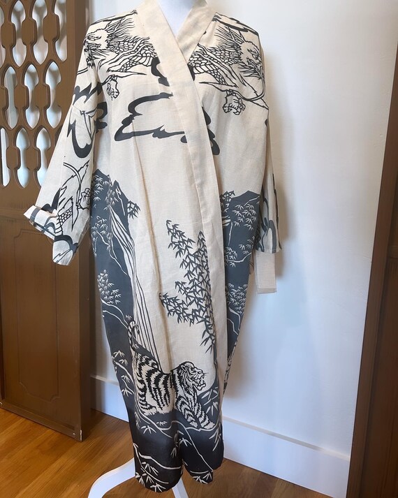 Vintage 1980s Kimono Made In Japan