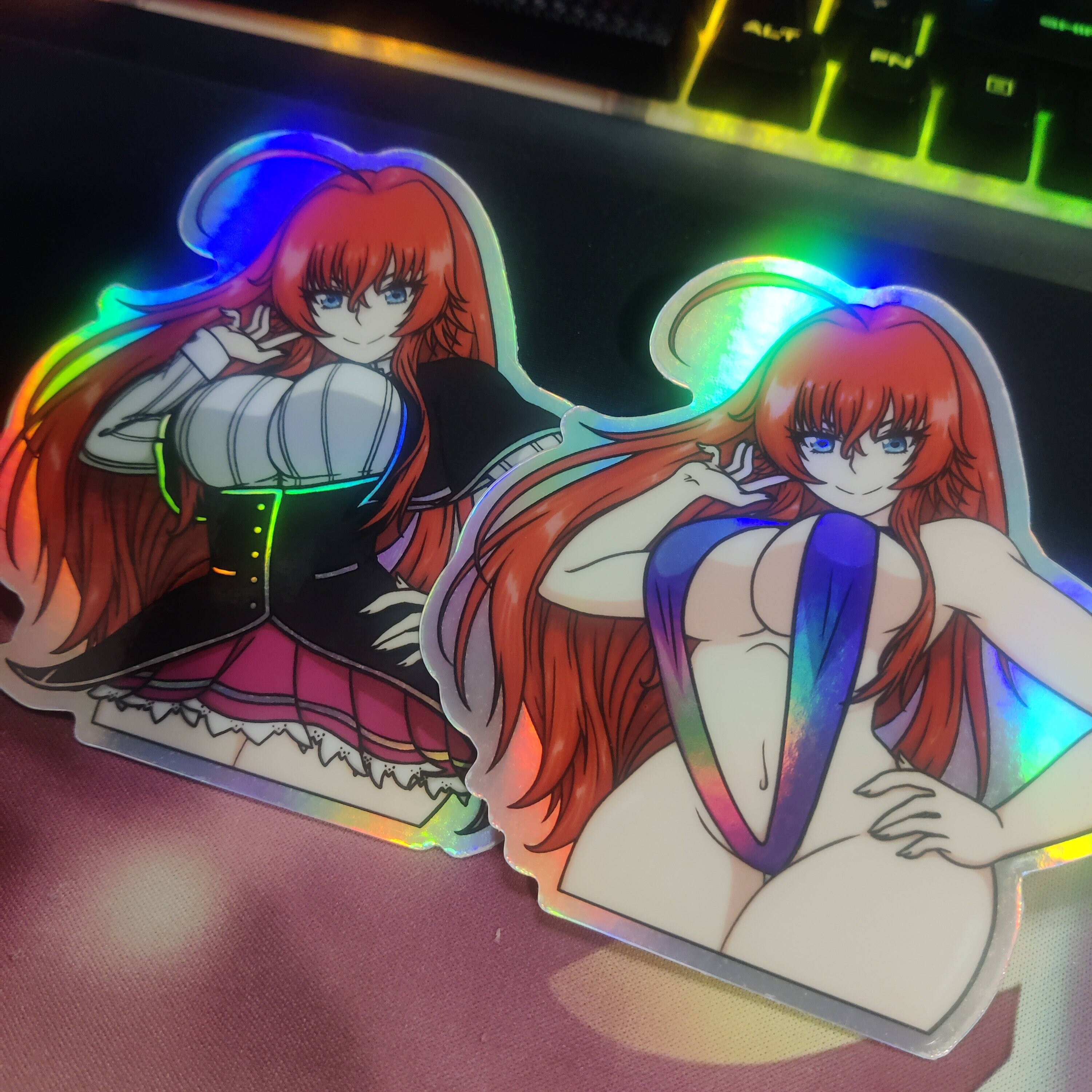 Rias Gremory High School DxD Glossy Sticker Anime Waterproof!