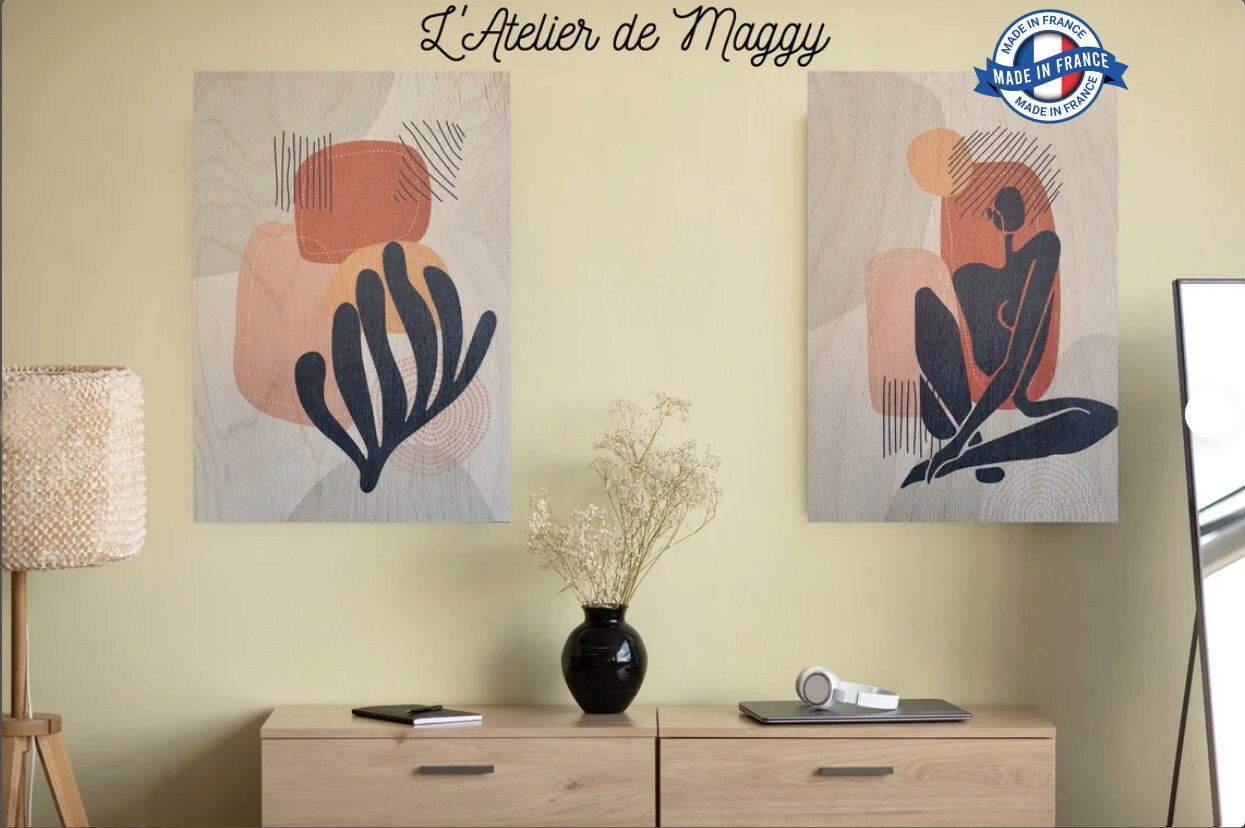 Tableaux duo Abstrait