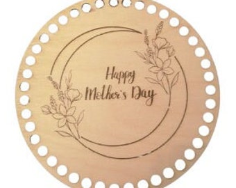 Korbboden "Happy Mothersday"