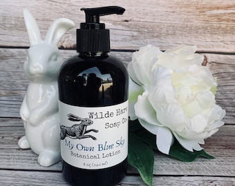 My Own Blue Sky, Fresh Air Scented Botanical Vegan Body Lotion, Free US Shipping