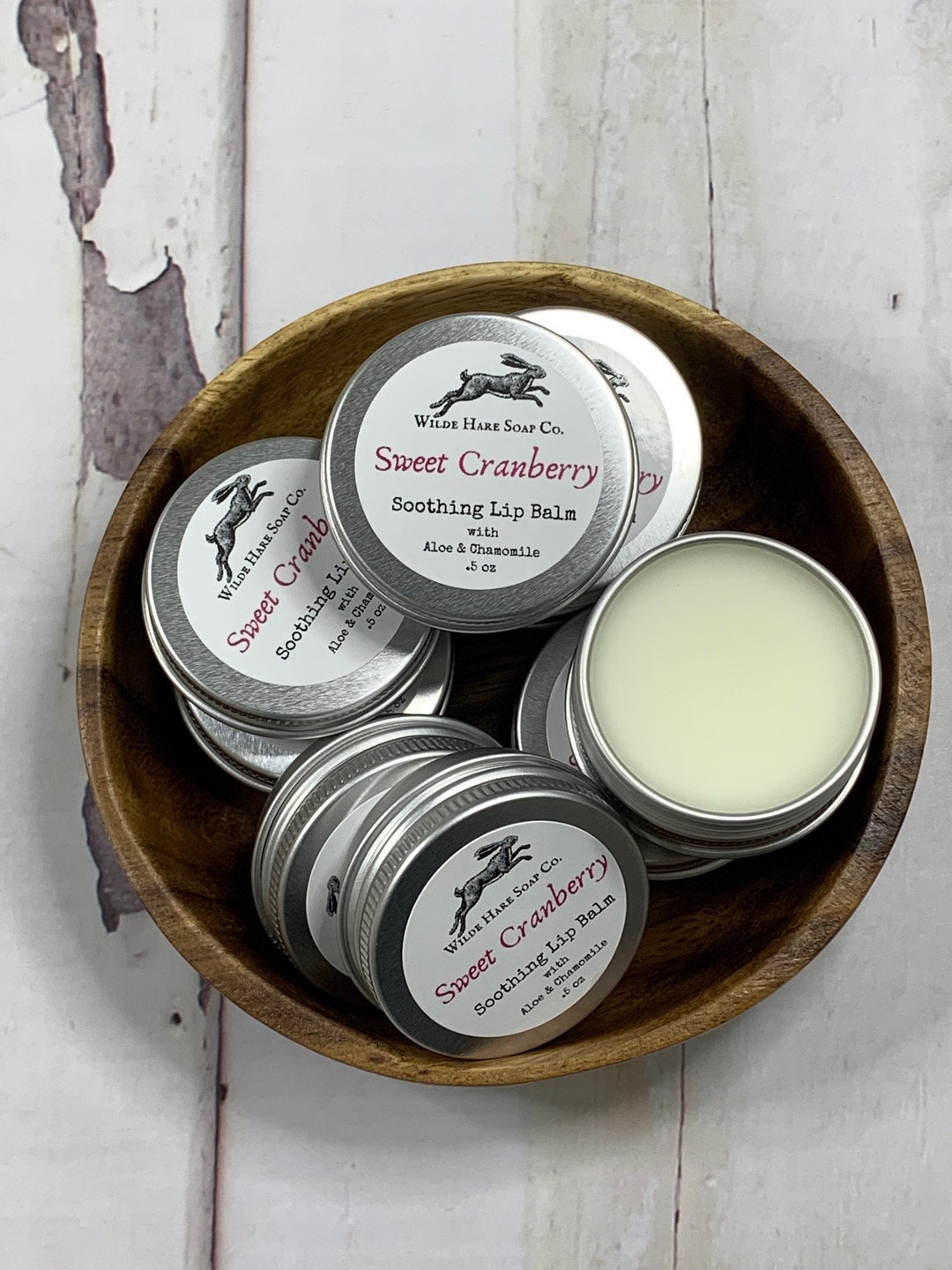 Sweet Cranberry Natural Lip Balm Cranberry Lipbalm Lip Balm Etsy