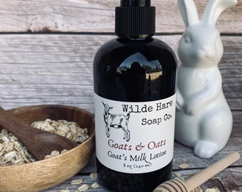 Goats and Oats Goat's Milk Body Lotion, Free US Shipping