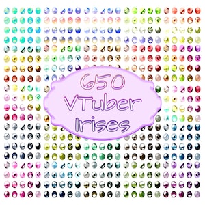 ASSET - VTuber/VRChat/VRoid Irises (Style 4)