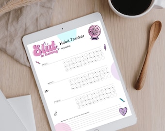 Submissive Habit Tracker | Monthly Training Worksheet (Digital Download)