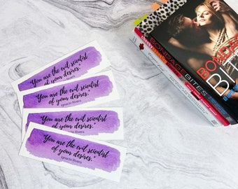 BDSM Paper Bookmark | BDSM Quote | Kinky Quote | Smut Bookmark | Bookmark for Smut Readers | Kinky Bookmark | Adult Bookmark