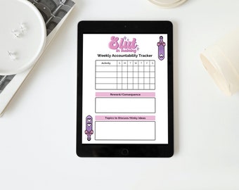 D/s Weekly Accountability Tracker for Dominants (Digital Download)