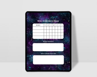 Cosmic D/s Accountability Tracker for Dominants (PDF)