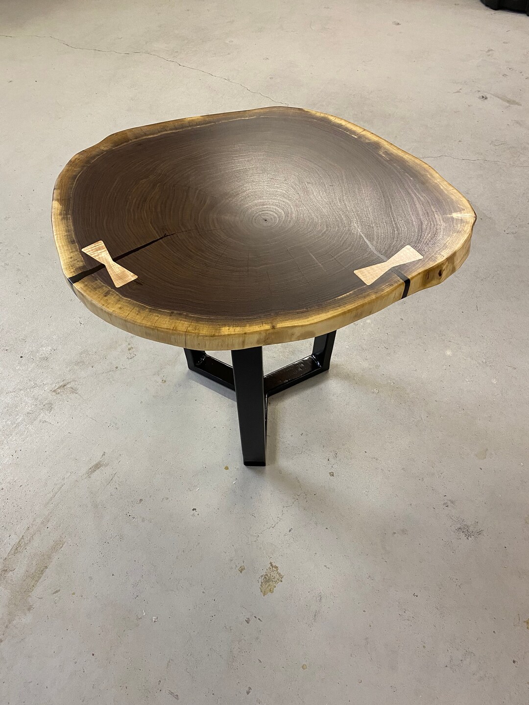 Black Walnut End Table Etsy