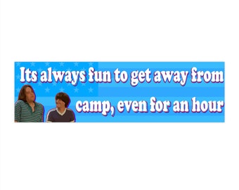 it's always fun to get away from camp, even for an hour