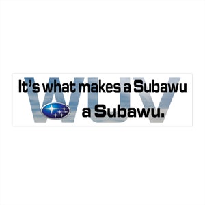 É o que torna um Subawu um Subawu