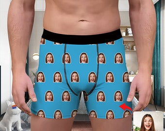 Popular aniversario/cumpleaños/regalo de boda/regalo de diseño para novio regalo para marido/boxers de fotos/regalo de Navidad/regalo de San Valentín