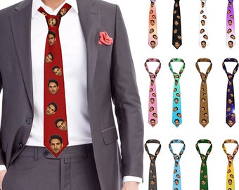 Custom Printed Ties | Photo Gift | Personalized Face Tie | Dad Gifts | Father'S Day Gift | Birthday Gifts | Fathers Day Gifts Gifts For Him