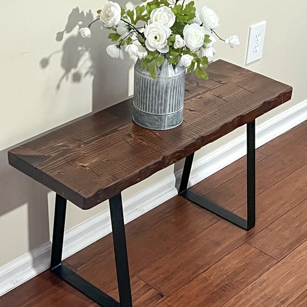 Rustic Wood Benches Etsy