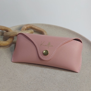 Blush Pink Sunglasses Case, Personalised, Monogrammed, Back to Work/School, Gift for Him/Her