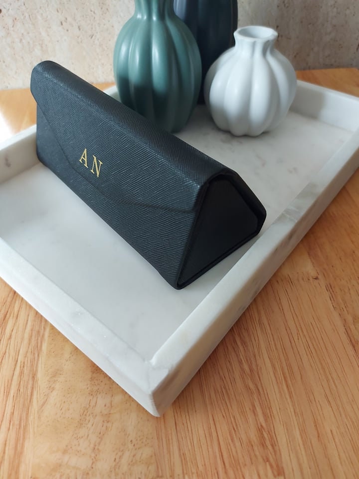 Foldable Glasses Case, Personalised, Monogrammed, Back to Work