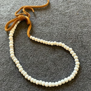 Lewis & Clark White Beads Necklace