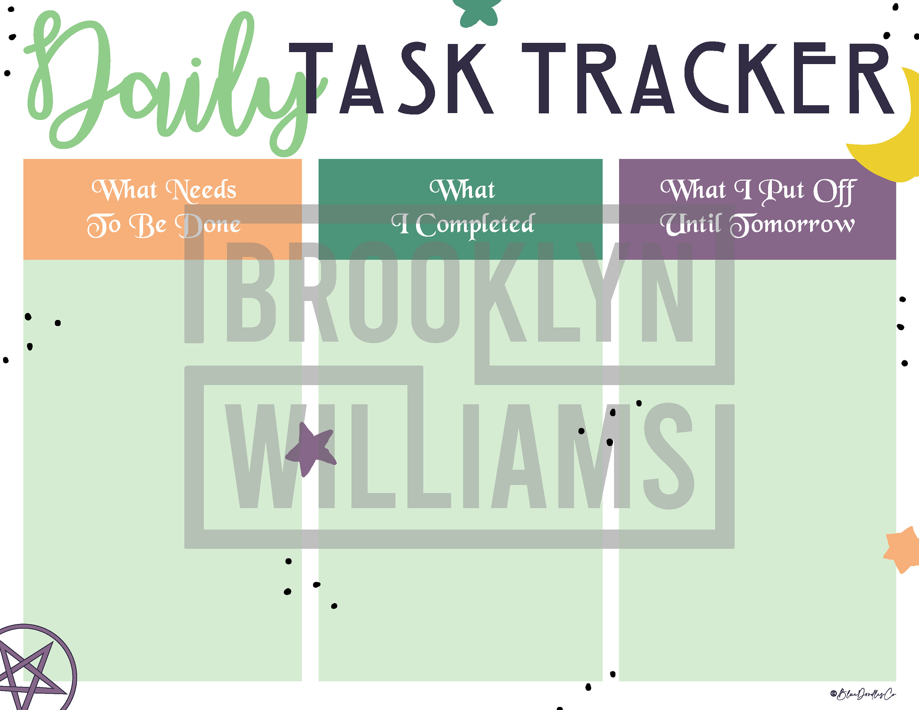 Minimalist Habit Log Printable