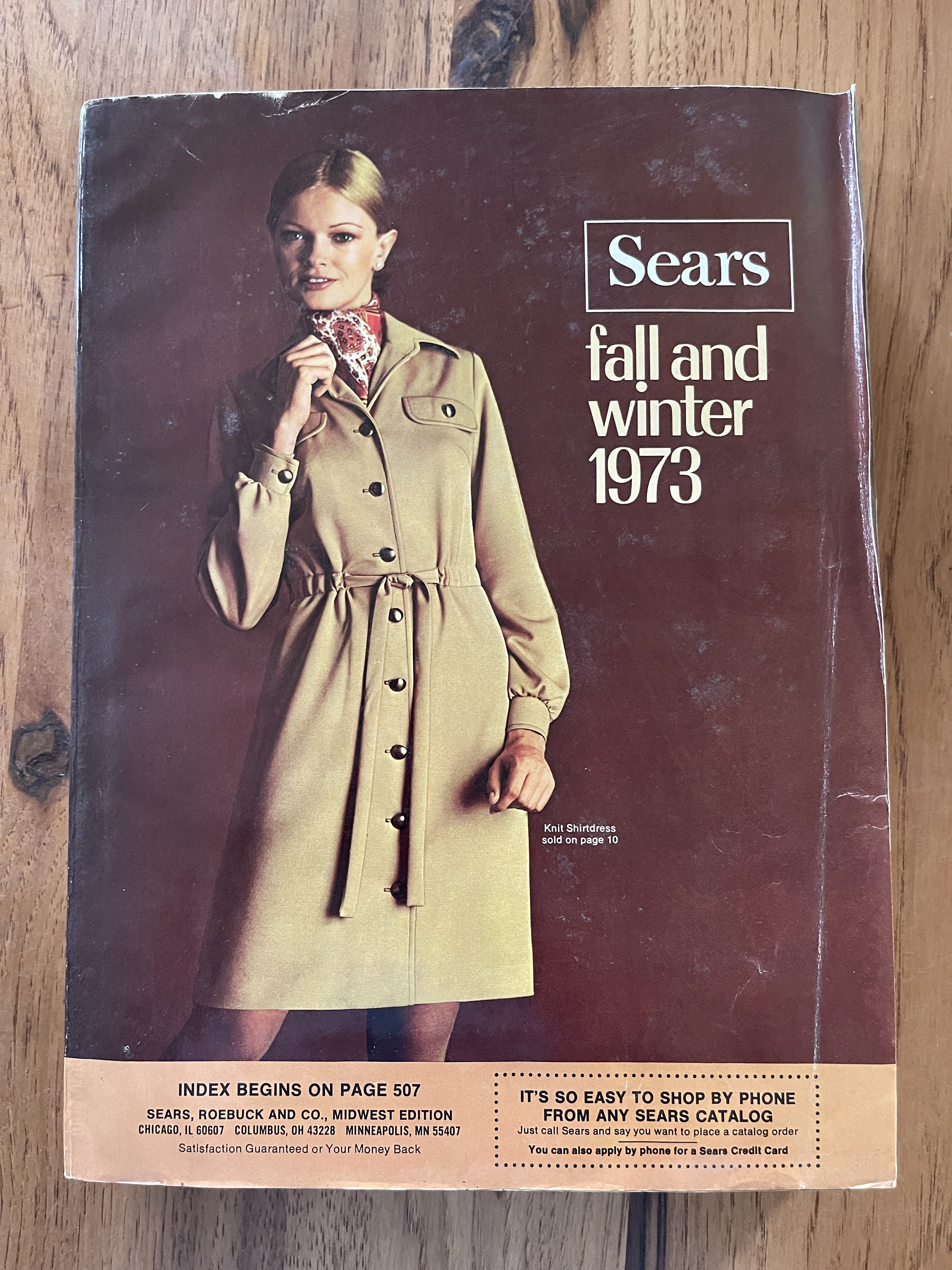 1973 Vintage Sears Fall Winter Catalog and Booster Seat Etsy